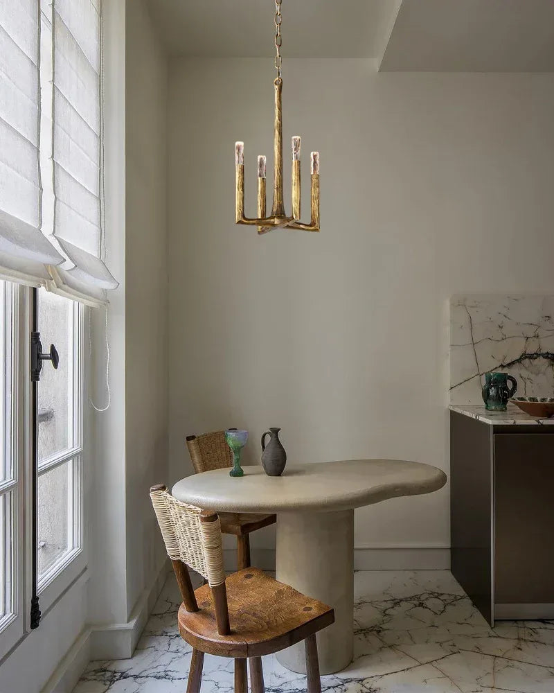 手工锻造吊灯 | 拉丝铜/黑色,11/13/17个灯泡