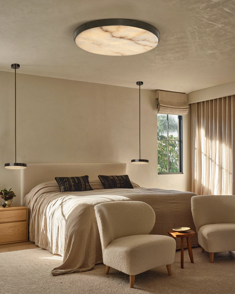 black ceiling light flush mount for bedroom