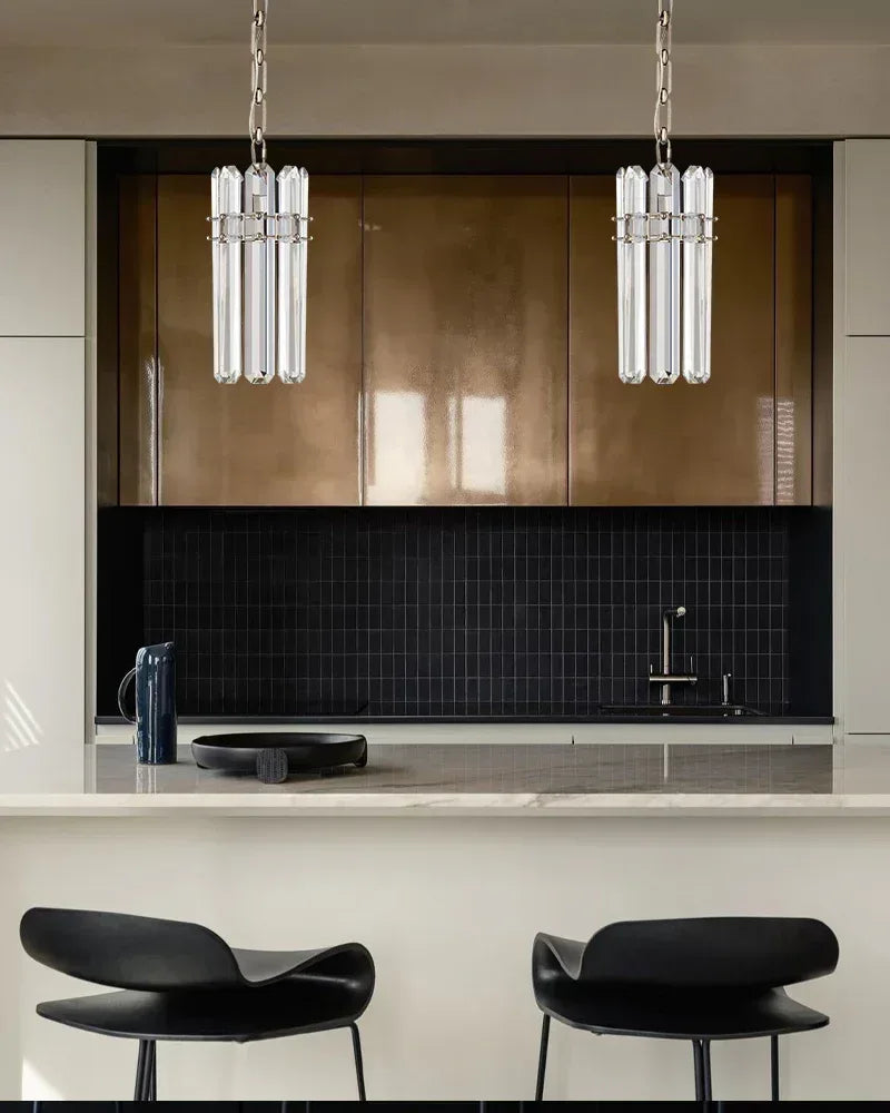 American light luxury Copper Candle Crystal Round Bonnington Chandelier 25“34”40" | 12/15/18-light American chandelier