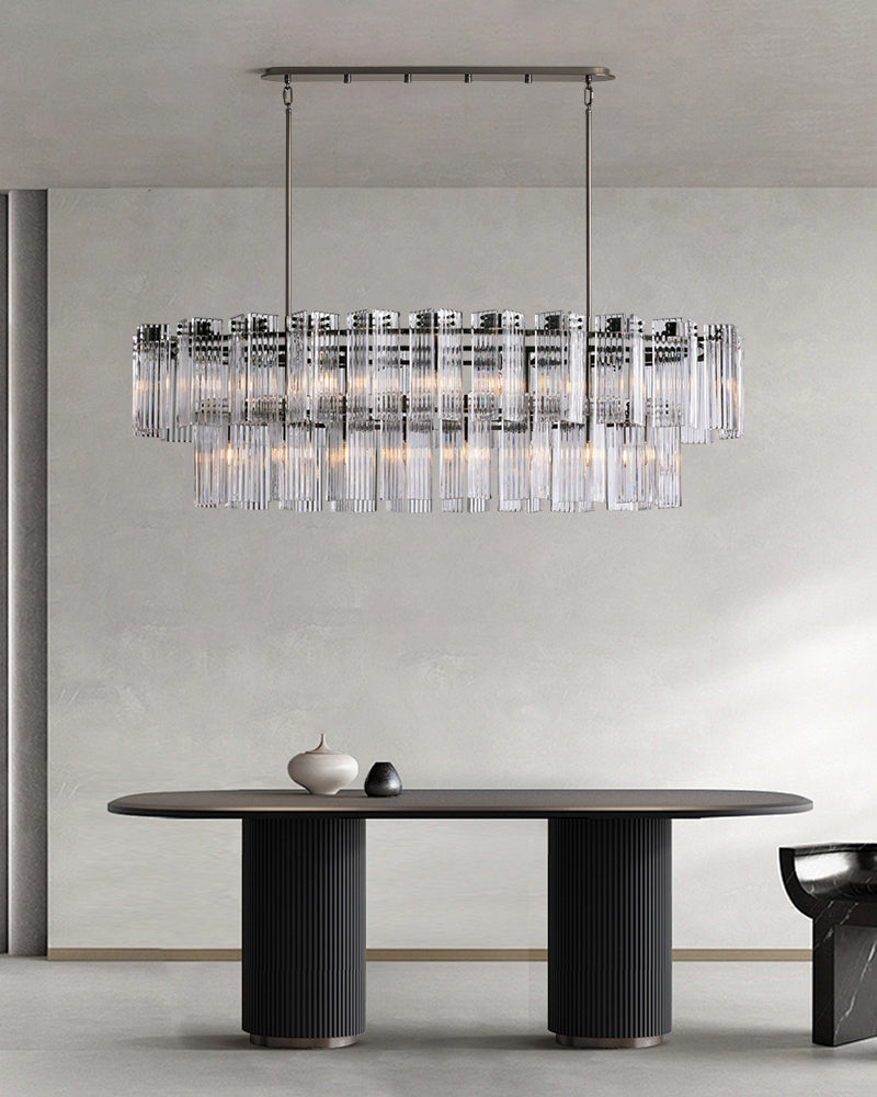 large entryway chandelier