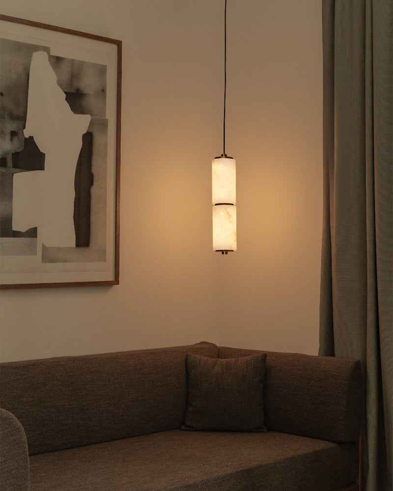 LightsStory Series Linear Chandelier | Natural Handmade Alabaster with Gold Metal Finish for Kitchens Island, Living Rooms and Bedrooms (Copy)