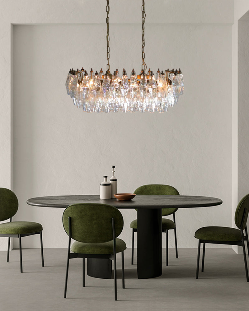 Murano Chandelier RECTANGLE large size