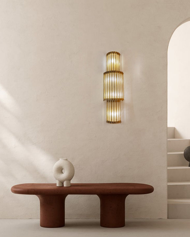 glass wall lamp plug in