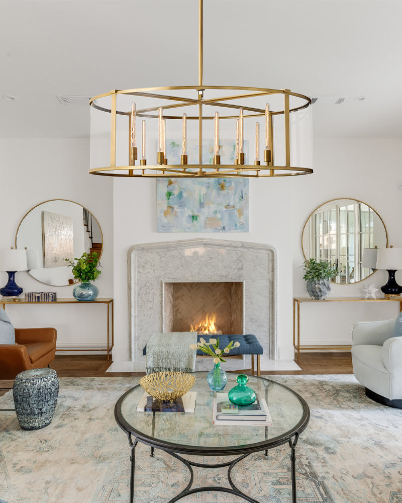 art deco chandelier