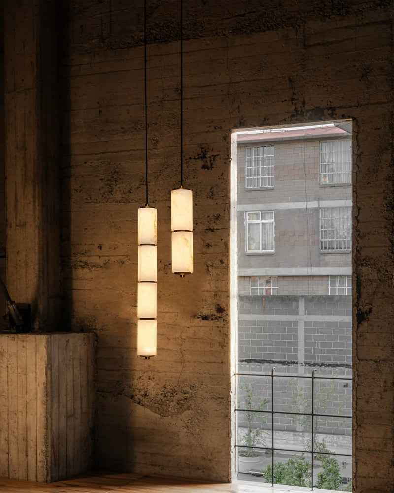 LightsStory Series Linear Chandelier | Natural Handmade Alabaster with Gold Metal Finish for Kitchens Island, Living Rooms and Bedrooms (Copy)