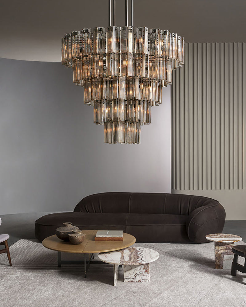 forged iron chandelier
