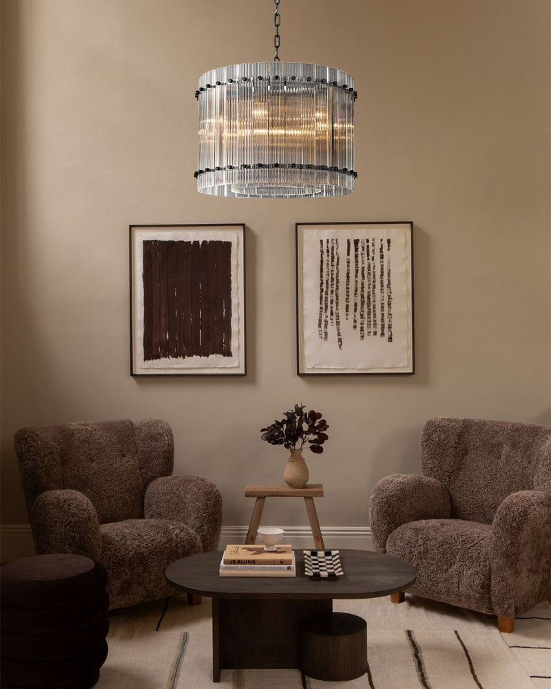 Modern San Marco Linear Luxury Chandelier 54"