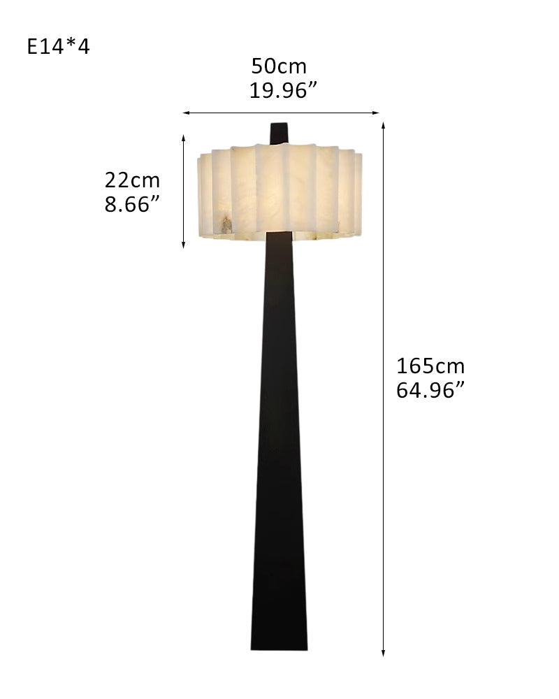 geometric floor lamp