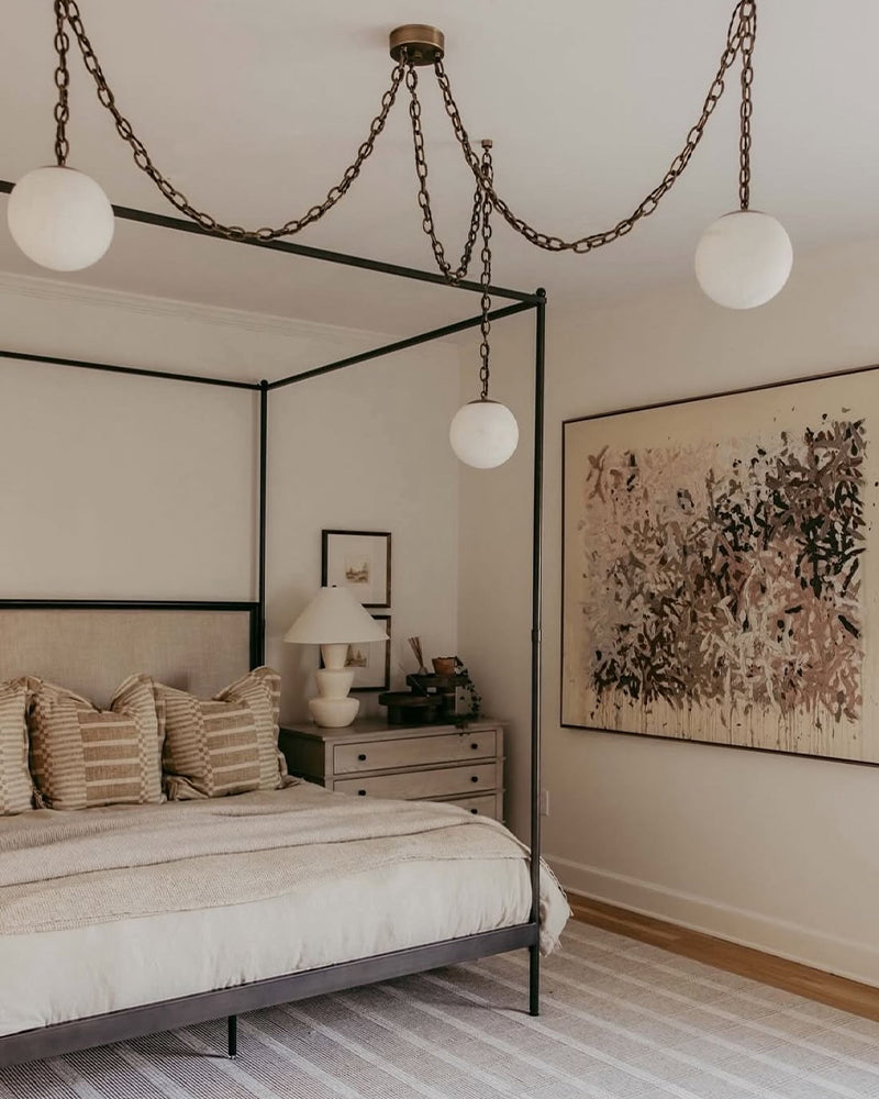 Alabaster Globe Chandelier | Spanish Alabaster