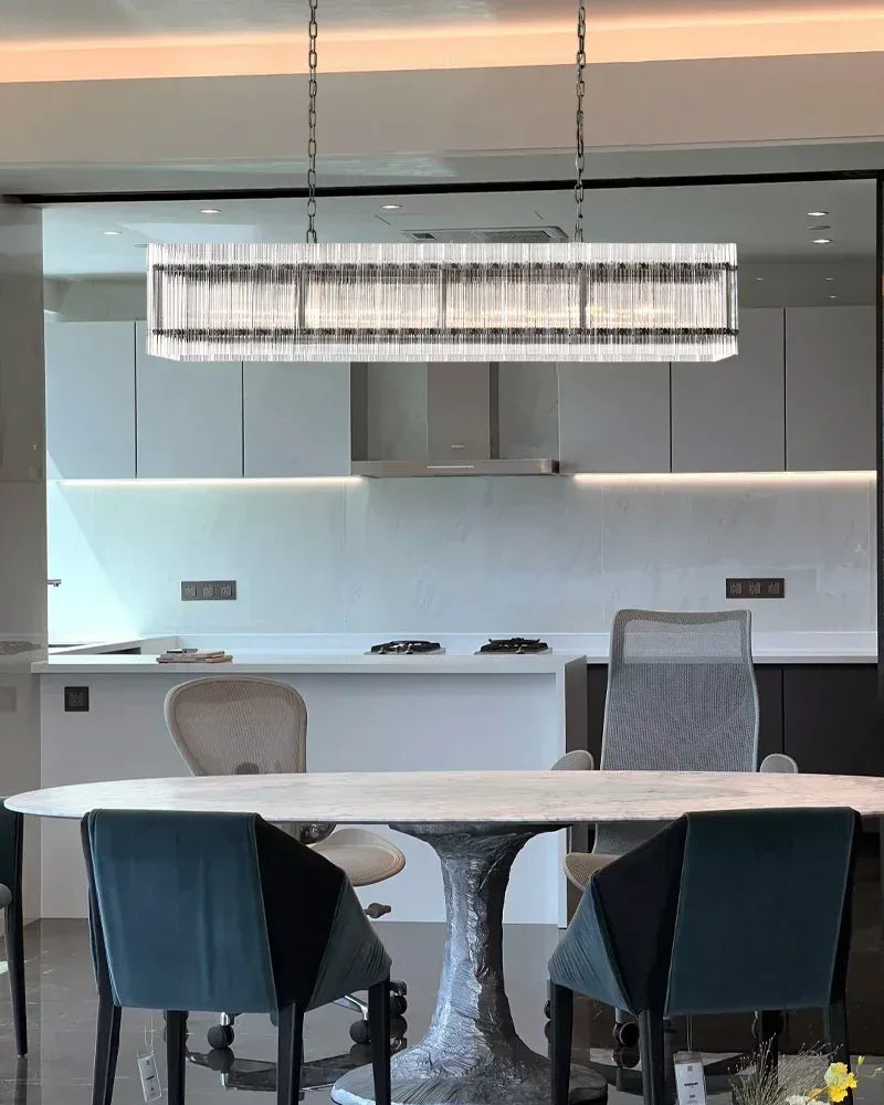 2/4/6 lights San Marco Tier Ribbed Glass Wall Sonces in Antiqued Brass/Black Steel Modern Art Design Wall Lamp