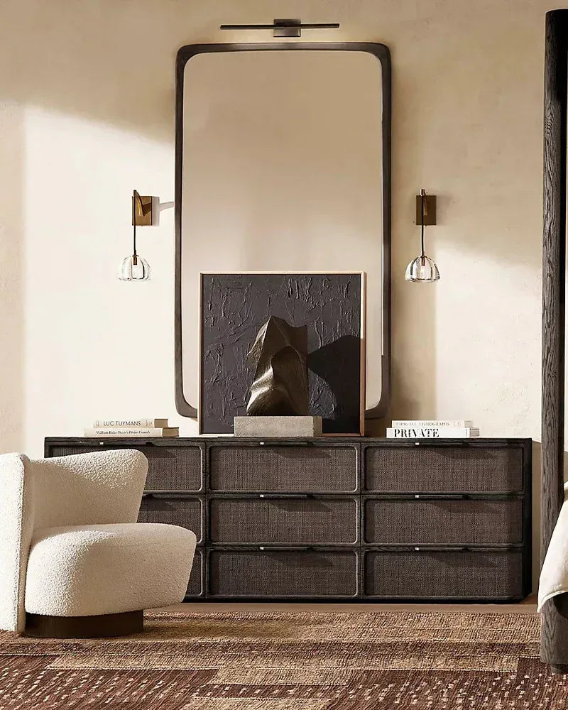 Verbier Series Ethereal Chandelier | Crystal Hemisphere Lathe-carved solid crystal blocks and solid brass frame, Brushed Black Steel finish for Grand Foyers and Dining Rooms American chandelier