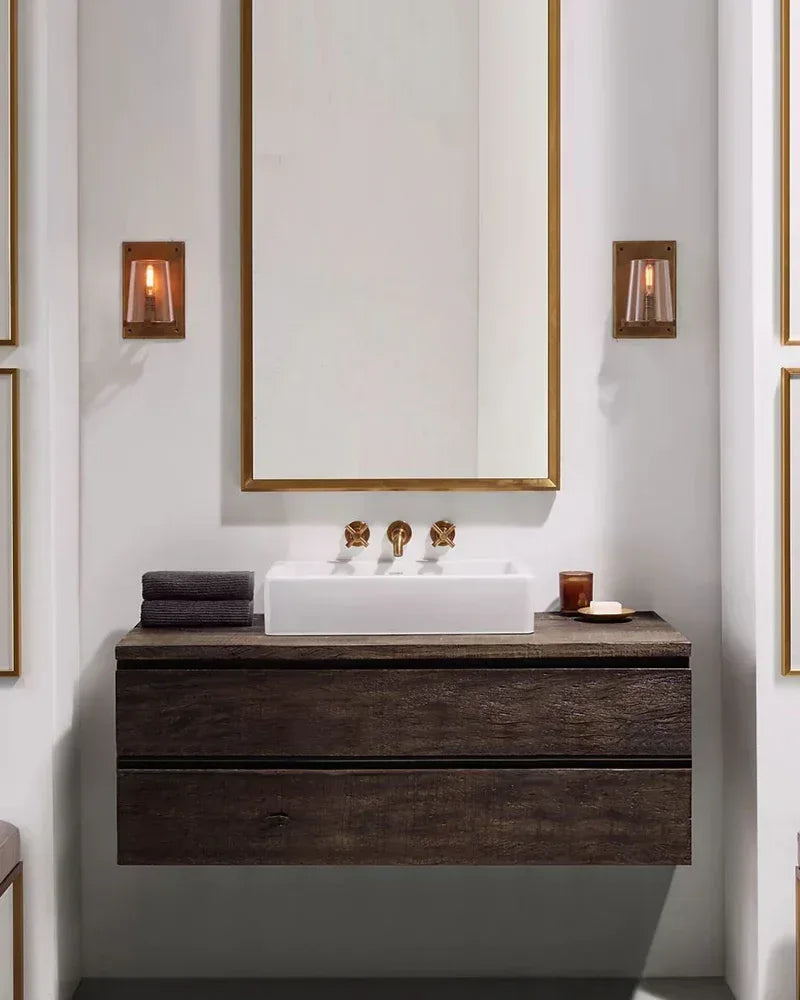 12-light Pauillac Brass/Black Linear Clear Glass Chandelier 49" 60" for dining room American chandelier