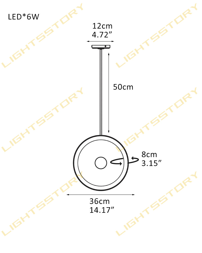 Lausanne Series Geometric Chandelier | Rotatable Alabaster Hand-selected natural alabaster diffusers with sleek metal rods, Sleek metal finish for Kitchen islands, entryways, and dining rooms 1 light-D36*H8CM D14.17"*H3.15" Modern Pendant lamp