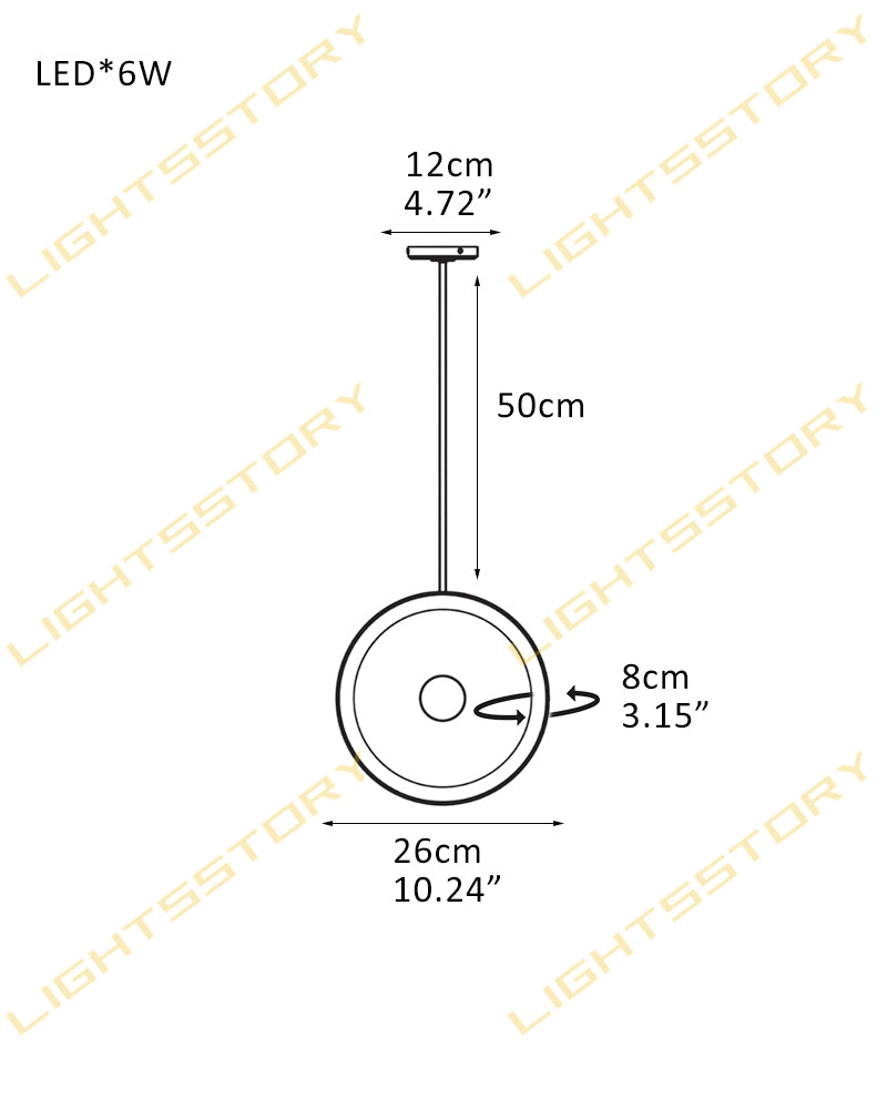 Lausanne Series Geometric Chandelier | Rotatable Alabaster Hand-selected natural alabaster diffusers with sleek metal rods, Sleek metal finish for Kitchen islands, entryways, and dining rooms 1 light-D26*H8CM D10.24"*H3.15" Modern Pendant lamp