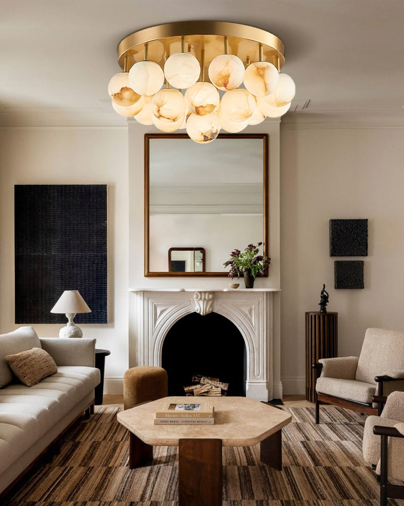 dome flush mount ceiling lighting