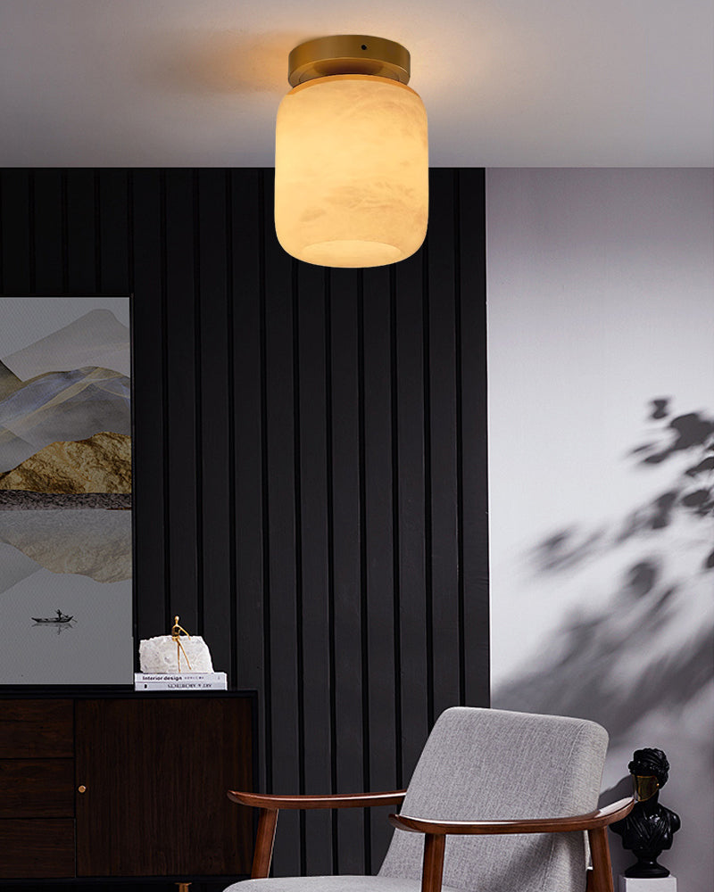 bedroom round alabaster ceiling lights