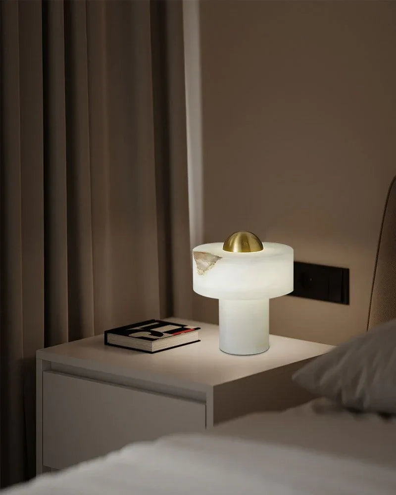 Natural Radiance Stone LED Alabaster Cosy Table Lamp for bedroom nightstands Modern Table lamp