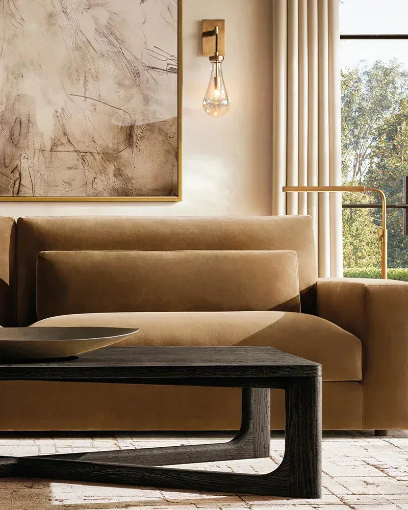 Modern Floating Crystal Raindrop Rectabgular Chandelier Wide 72" for Dining Room American chandelier