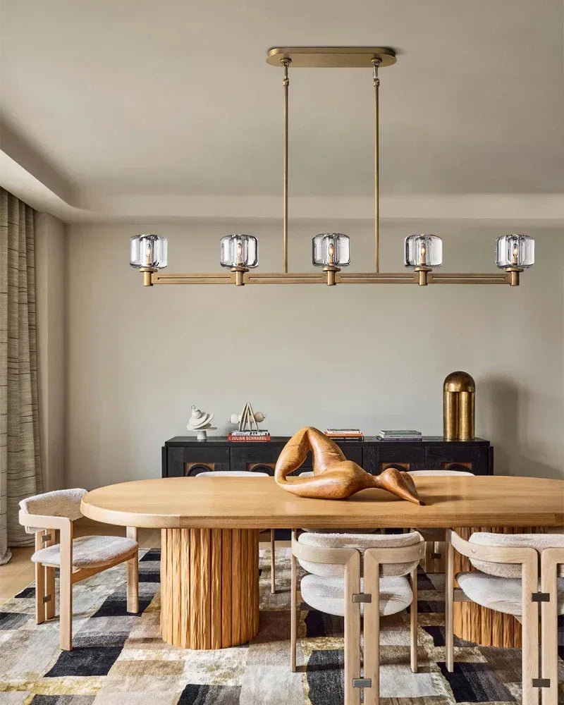 6/12 Light Candle Style Traditional Chandelier with Crystal Accents for dining room table American chandelier