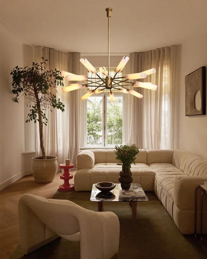 Modern Design Platiere Linear Chandelier Collection with Opal White Glass | Antique Brass/Black Finish American chandelier