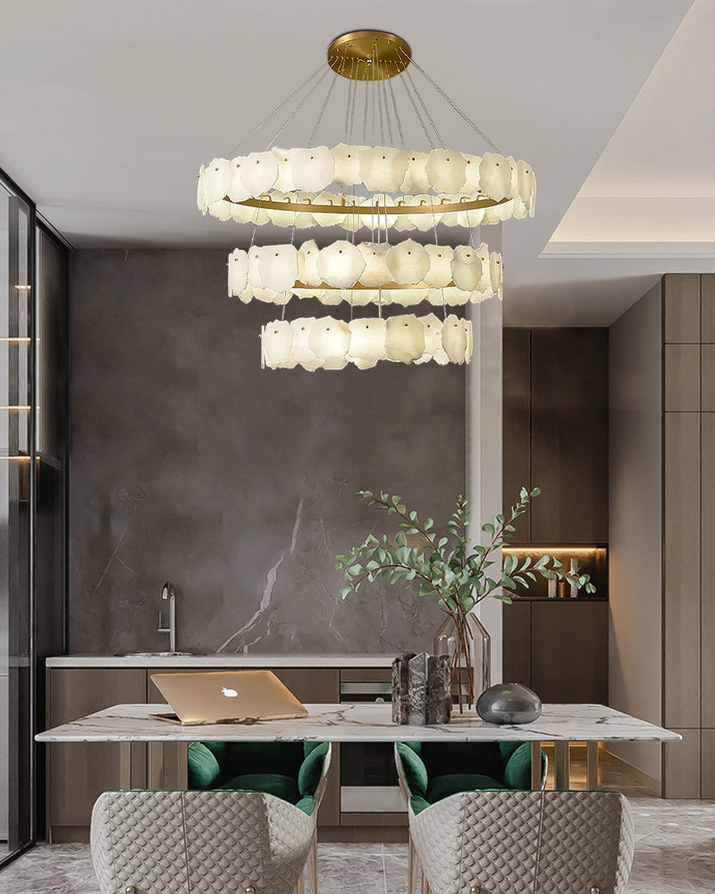 dining room pendant light | triple round tier
