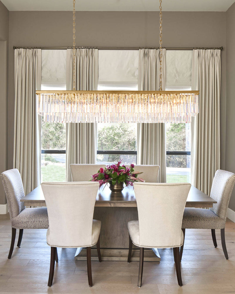 linear chandelier lighting