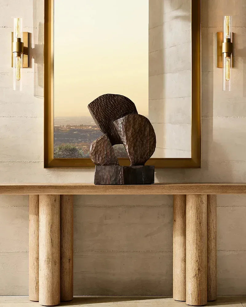 Rustic Farmhouse Black Stainless Wheel Ravelle Round Chandelier in Clear Glass Shade American chandelier