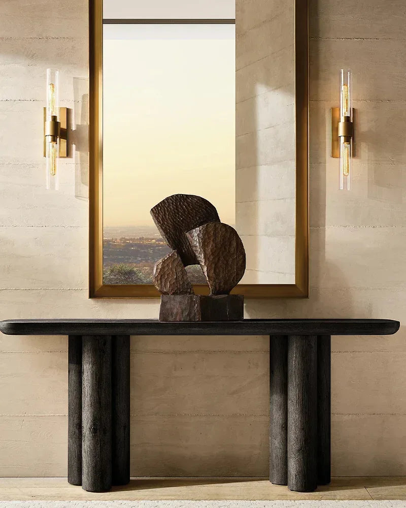 Rustic Farmhouse Black Stainless Wheel Ravelle Round Chandelier in Clear Glass Shade American chandelier