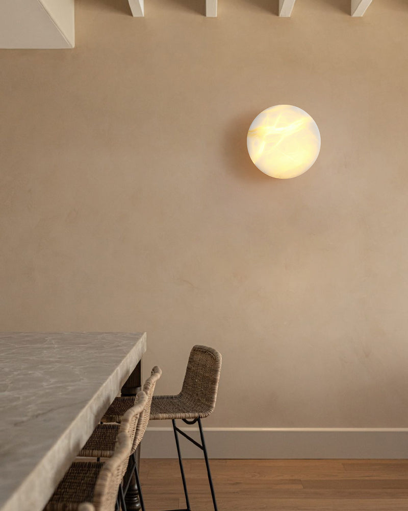fluted wall sconce