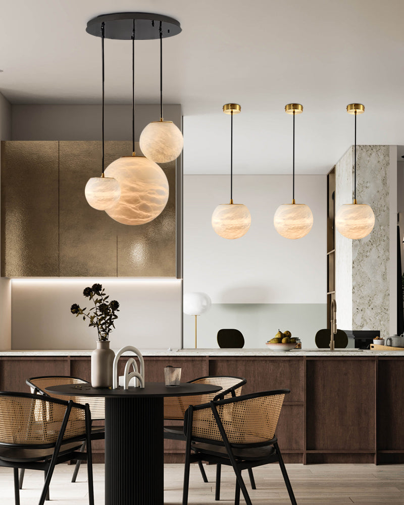 large dining room light fixture