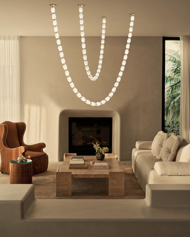 Clairval Series Chandeliers | Modern Luxury LED Strip Chandeliers Hanging for Kitchen Island American chandelier