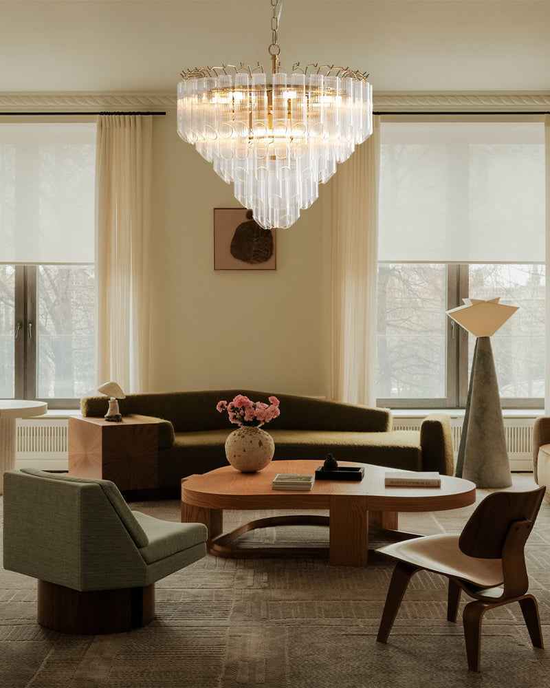LightsStory Statement Multi-Tier Pendant Light - Tubular Glass (Copy)