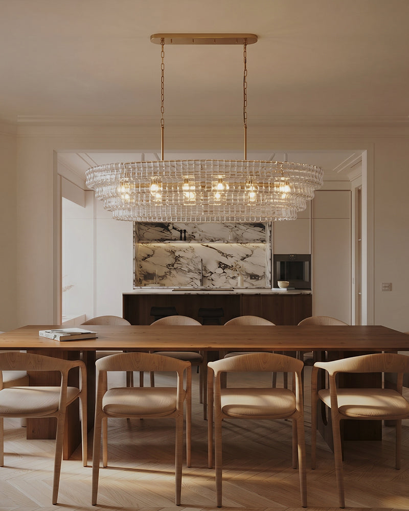 LightsStory Ethereal Statement Chandelier - Lux Oval - Multi-Tier - LightsStory Chandeliers & Crystal Lighting - USA