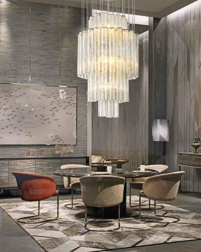 Irena Multi-Tier Round Chandelier – Modern Elegance for Grand Spaces American chandelier