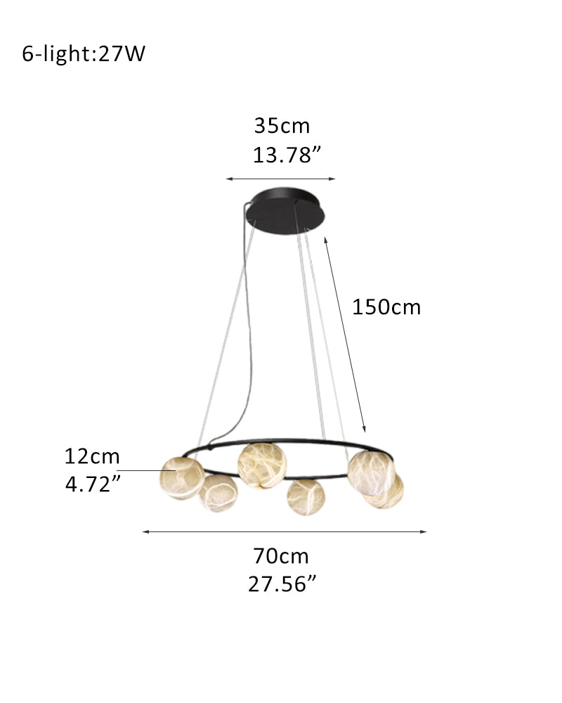 modern multi light pendants