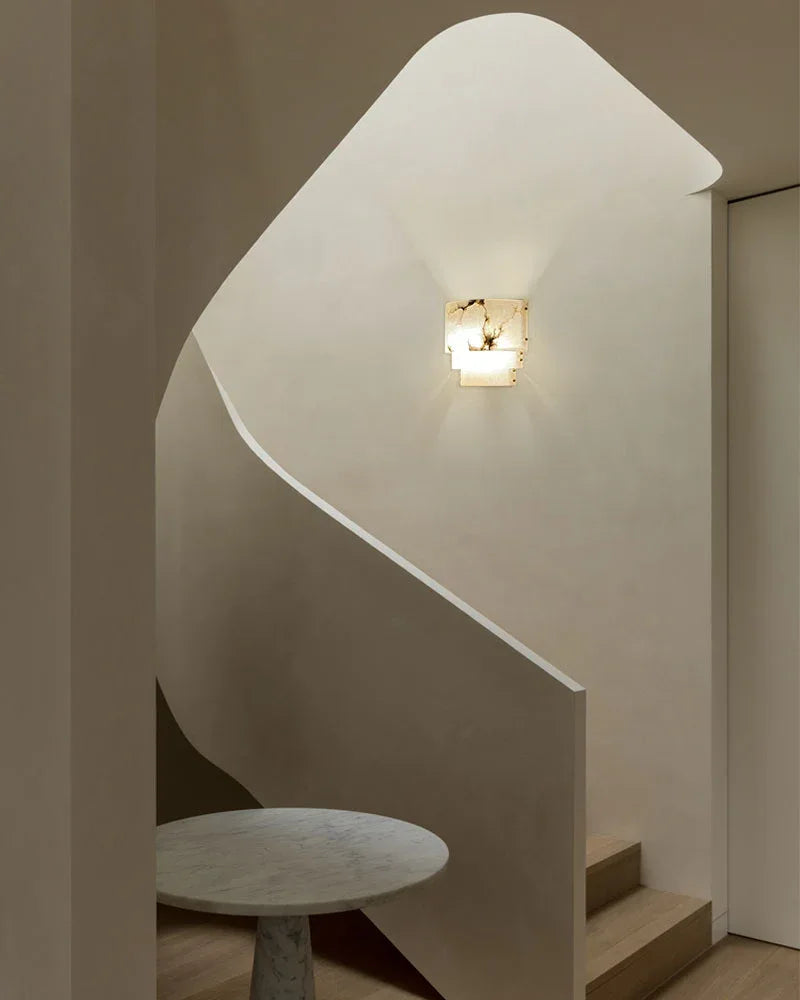 3 Tier White Round Alabaster Chain Pendant Light Fitting in Brass 10in Modern Pendant lamp