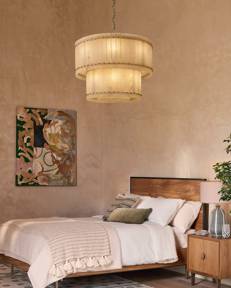 brushed brass pendant light