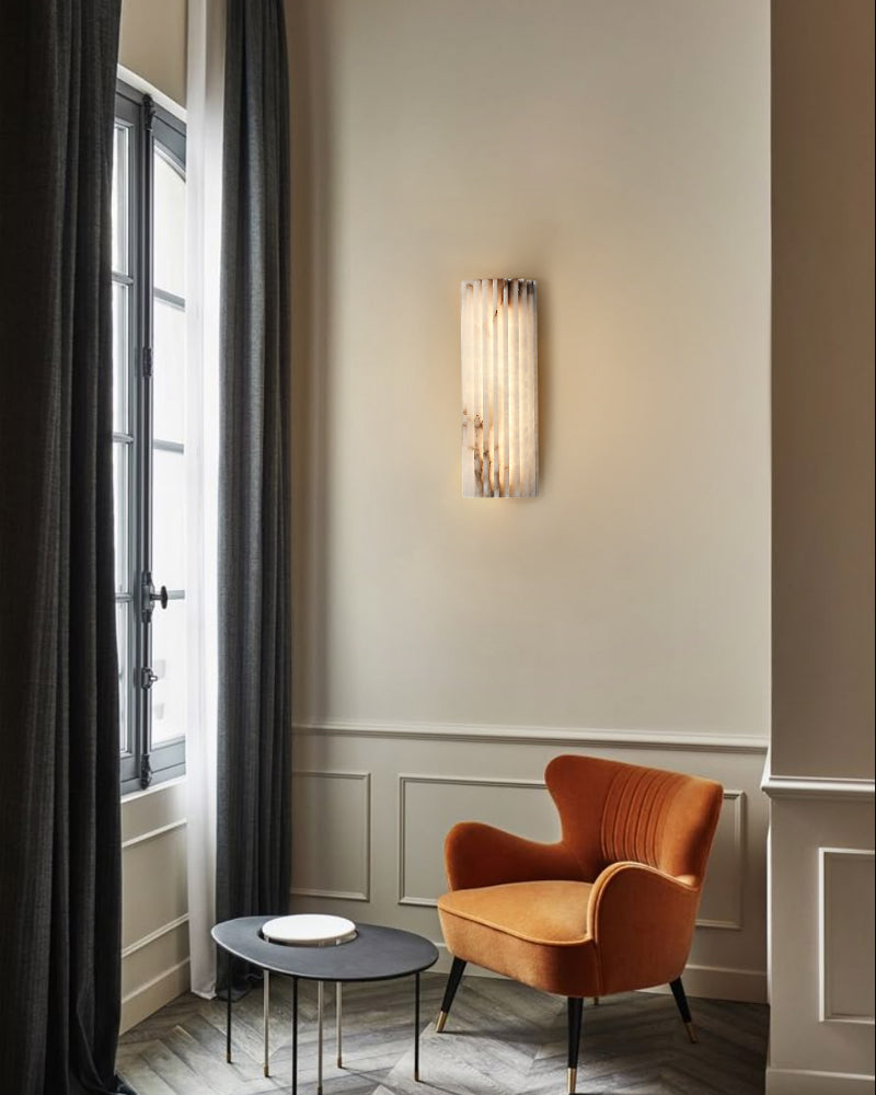 alabaster wall sconces for bedroom
