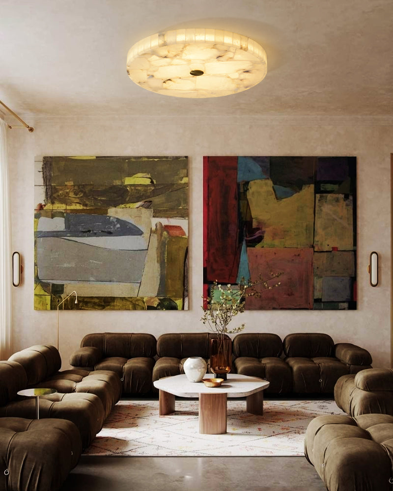 semi flush mount ceiling light