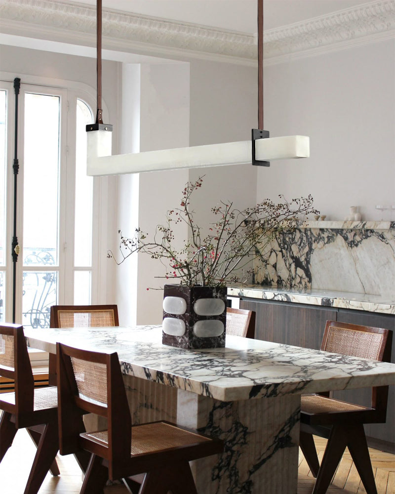 leather pendant lamps