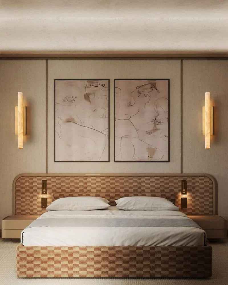 Audubon Single Wall Sconces Flush Mount Lamps 15in 19in 25in | Burnished Brass/Black Flush Mounted Wall Sconce Lamp