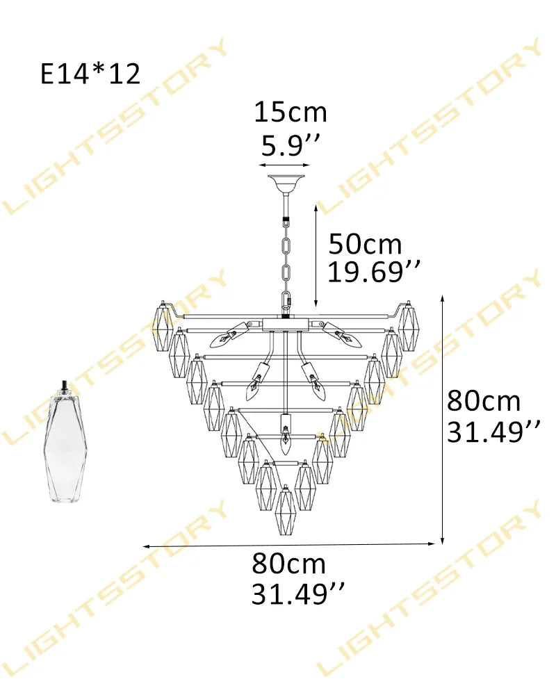 Modern Multi-Layer Murano Colorful Glass Round Chandelier Gold Framework for living room Luxury Modern Chandelier