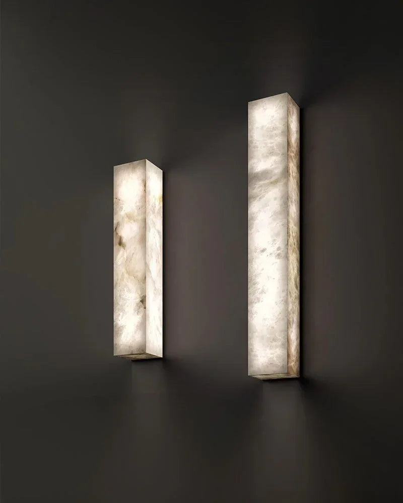 Amercian Vintage LED square Spanish Marble wall sconce lamp 6" 10W 15W Flush Mounted Wall Sconce Lamp