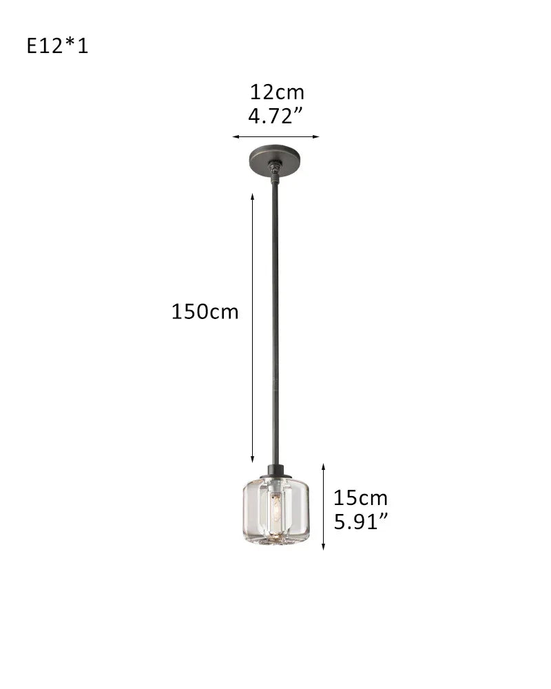 Luxury Round Crystal Demarat Chandelier Aged Brass/Black Framework ceiling for Living Room 1-light-D12*H15CM D4.72"*H5.91" Black American chandelier