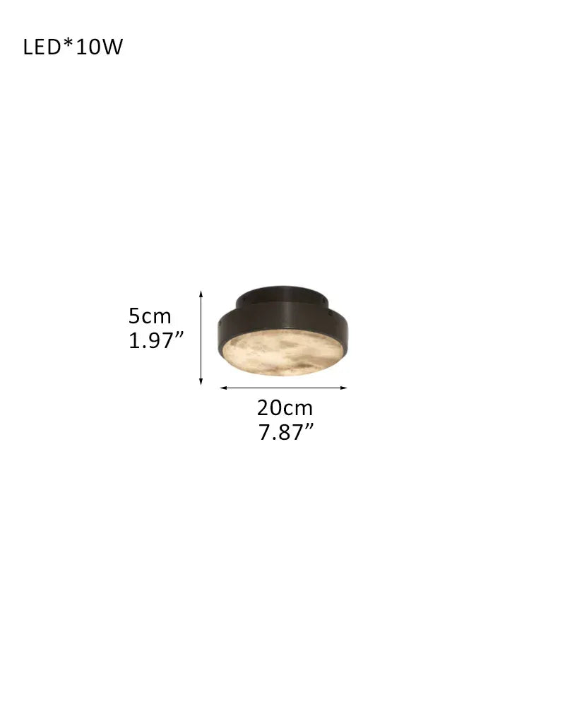 Anvers Luxe Cluster Dome Marble Ceiling Mount Light Fixture / Wall Sconces 8" 13" 21" for Dining room S-D20*H5CM D8"*H1.97" Black Modern Ceiling lamp