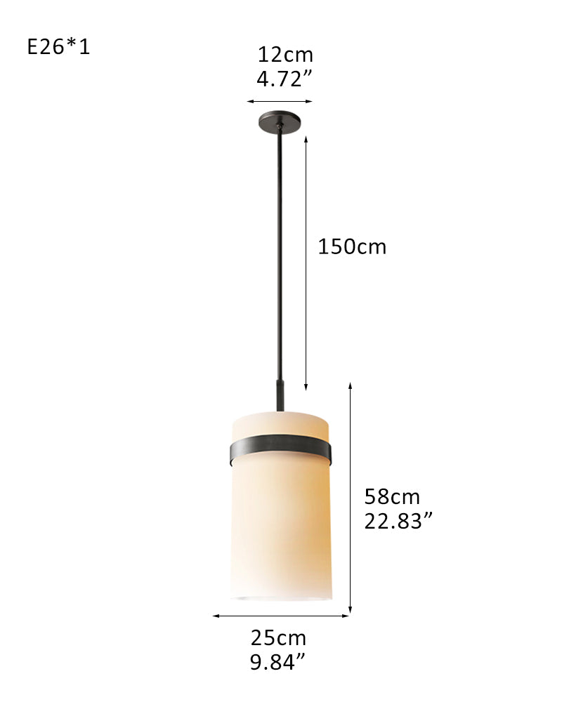 Industrial Rustic Milk Glass Linear Ravelle Chandelier Lacquered Brass/Black Metal