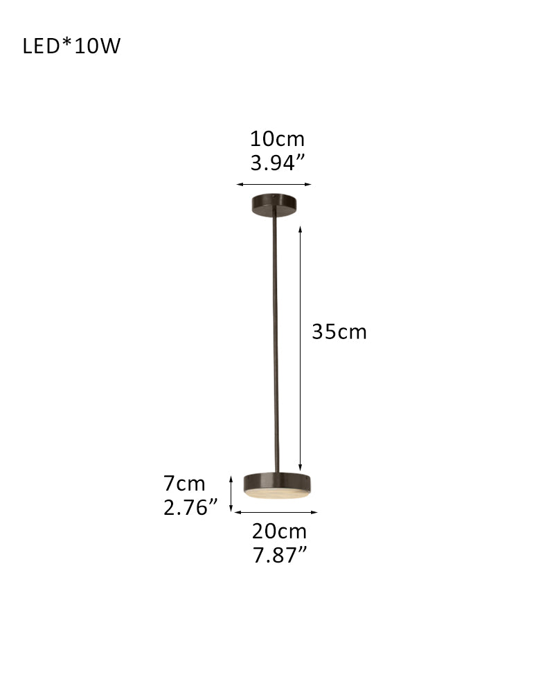Small Disc Modern Pendant Lighting
