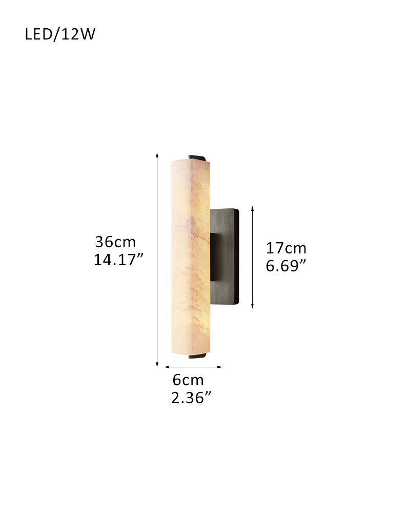 Audubon Single Wall Sconces Flush Mount Lamps 15in 19in 25in | Burnished Brass/Black