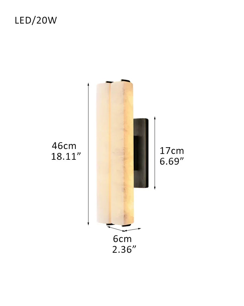 Audubon Single Wall Sconces Flush Mount Lamps 15in 19in 25in | Burnished Brass/Black Double-D6*H46CM D2.5"*H18"-M Black + White Flush Mounted Wall Sconce Lamp