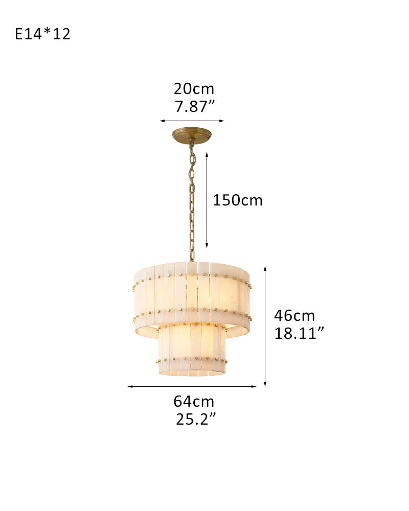 circular pendant light